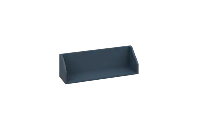 CPA 1 - 80 police na zeď, deska 18 mm, 240x800x240, antracit